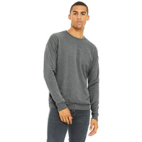Unisex Drop Shoulder Fleece - WHITE - XS(D0102H7W9M2)
