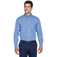Mens crown Woven collectionSolid Oxford - LIgHT BLUE - S(D0102H7NV4T)