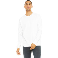 Unisex Drop Shoulder Fleece - WHITE - XS(D0102H7W9Z8)
