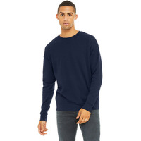 Unisex Drop Shoulder Fleece - WHITE - XS(D0102H7W9LX)