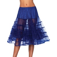 Mid-Length Petticoat O/S ROYAL BLUE