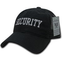 Relaxed Trucker Caps, Security, Black