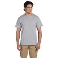 Adult DRI-POWER AcTIVE Pocket T-Shirt - FOREST gREEN - 4XL(D0102HI3N9Y)