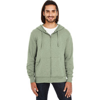 Unisex Triblend French Terry Full-Zip - BLAcK HEATHER - XS(D0102H7KVJ8)