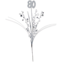 Glittered  80  Metallic Star Spray