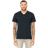 Unisex Triblend V-Neck T-Shirt - BLUE TRIBLEND - S(D0102H7W7JJ)