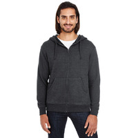 Unisex Triblend French Terry Full-Zip - BLAcK HEATHER - XS(D0102H7KVYJ)