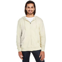 Unisex Triblend French Terry Full-Zip - BLAcK HEATHER - XS(D0102H7KVcP)