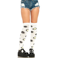 Tick Tock over the knee socks