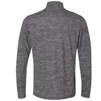 Russell Athletic Striated Quarter-Zip Pullover - Black, XL