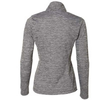 Russell Athletic Women's Striated Quarter-Zip Pullover - Black, XL