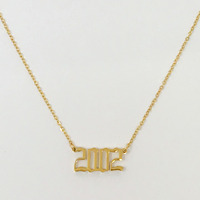 Birth Year Necklace