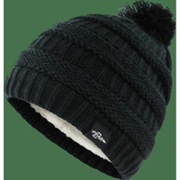 Fear0 NJ Warmest Plush Insulated Lining Knit cable Pom-Pom Beanie Hat Women(D0102H79VM6)