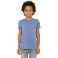 Youth Triblend Short-Sleeve T-Shirt - BLUE TRIBLEND - M(D0102H7W61T)