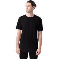 Mens garment-Dyed T-Shirt - BLAcK - S(D0102H7KMBJ)