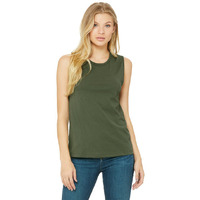 Ladies Jersey Muscle Tank - WHITE - S(D0102H7W7UP)