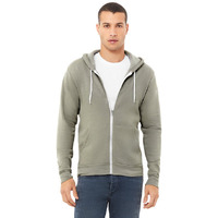 Unisex Sponge Fleece Full-Zip Hooded Sweatshirt - ASPHALT - 2XL(D0102H7WDK6)