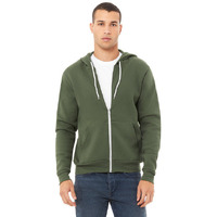 Unisex Sponge Fleece Full-Zip Hooded Sweatshirt - ASPHALT - 2XL(D0102H7WM92)