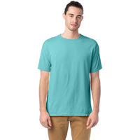 Mens garment-Dyed T-Shirt - BLAcK - S(D0102H7KMQJ)