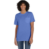 Unisex garment-Dyed T-Shirt with Pocket - BLAcK - S(D0102H7K0MJ)