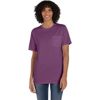 Unisex garment-Dyed T-Shirt with Pocket - BLAcK - S(D0102H7K0g8)