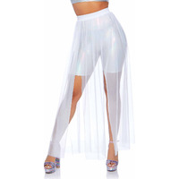 Multi slit sheer skirt