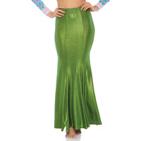 Shimmer spandex mermaid skirt