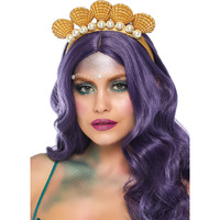 Pearl shell mermaid headband