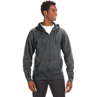 Adult Premium Full-Zip Fleece Hooded Sweatshirt - OXFORD - S(D0102H76LW2)