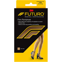 FUTURO Firm Pantyhose , Large, Nude (20-30 mm/Hg)