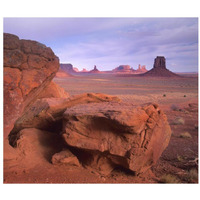 Mittens, North Window, Monument Valley, Arizona-Paper Art-32"x27.5"