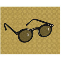 Clothing - Sunglasses-Paper Art-26"x22"