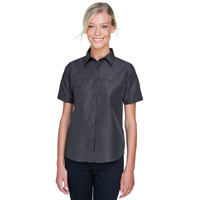 Ladies Key West Short-Sleeve Performance Staff Shirt - BLAcK - S(D0102H7N9RX)