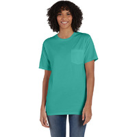 Unisex garment-Dyed T-Shirt with Pocket - BLAcK - S(D0102H7Y8c6)
