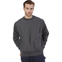Adult Reverse Weave crew - WHITE - S(D0102H7YUH6)