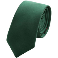 Elegant Formal Neckties Men Polyester Neckties Skinny Neckties Dark Green 6 cm