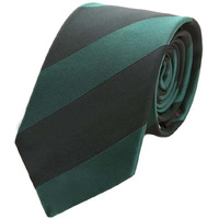 Formal Neckties Mens Polyester Skinny Neckties Dark Green Diagonal Stripes 7 cm