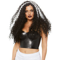 29" Long curly wig.