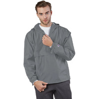 Adult Packable Anorak 14 Zip Jacket - BLAcK - S(D0102H7YFFT)