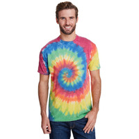 Adult Burnout Festival T-Shirt - PASTEL - S(D0102H78W66)