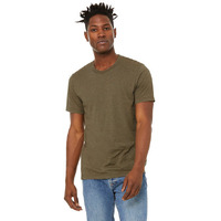 Unisex Sueded T-Shirt - HEATHER RED - XS(D0102H7KP2P)