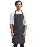 Unisex Jeans Stitch Denim Bib Apron - BLAcK DENIM - OS(D0102H7DQH6)