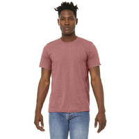 Unisex Sueded T-Shirt - HEATHER RED - XS(D0102H7KP16)