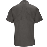Red Kap Women's Mimix Work Shirt - Charcoal, L