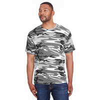 Mens camo T-Shirt - BLUE WOODLAND - S(D0102H7M648)