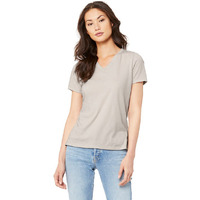 Bella + Canvas 6405CVC Ladies Relaxed Heather CVC Jersey V-Neck T-Shirt