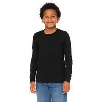 Youth Jersey Long-Sleeve T-Shirt - BLAcK - S(D0102H7WV0P)