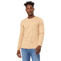 Unisex Jersey Long-Sleeve T-Shirt - RED - S(D0102H7WP4P)
