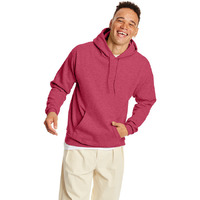 Unisex Ecosmart 5050 Pullover Hooded Sweatshirt - WHITE - S(D0102H7D76T)
