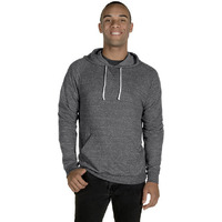 Adult Snow Heather Raglan Hooded Sweatshirt - FRST gRN SNW HTH - S(D0102H7M6ET)